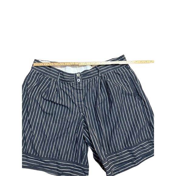 Anthropologie Long Boxer Shorts Blue White Button Fly Sz XL NEW - Picture 10 of 13